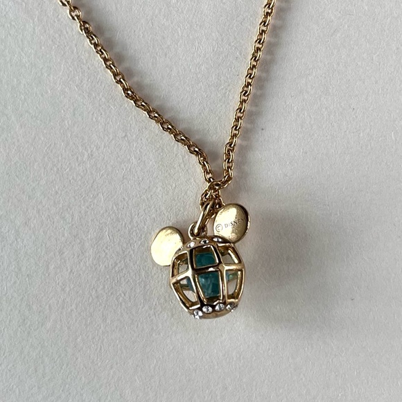 Disney Gold Plated Necklace with Swarovski Crystal - Picture 2 of 4